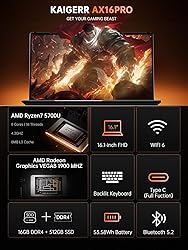 Gaming Laptop, Laptop Computer with AMD Ryzen 7
