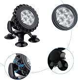 NATPOW RGB Underwater Pond Lights 6 Set IP68 APP Remote Timer Waterproof view 6