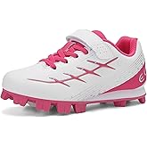 EQW Kids Baseball Cleats for Boys & Girls Softball Cleats | Comfortable, Non-Slip, Durable | Little Kid to Youth