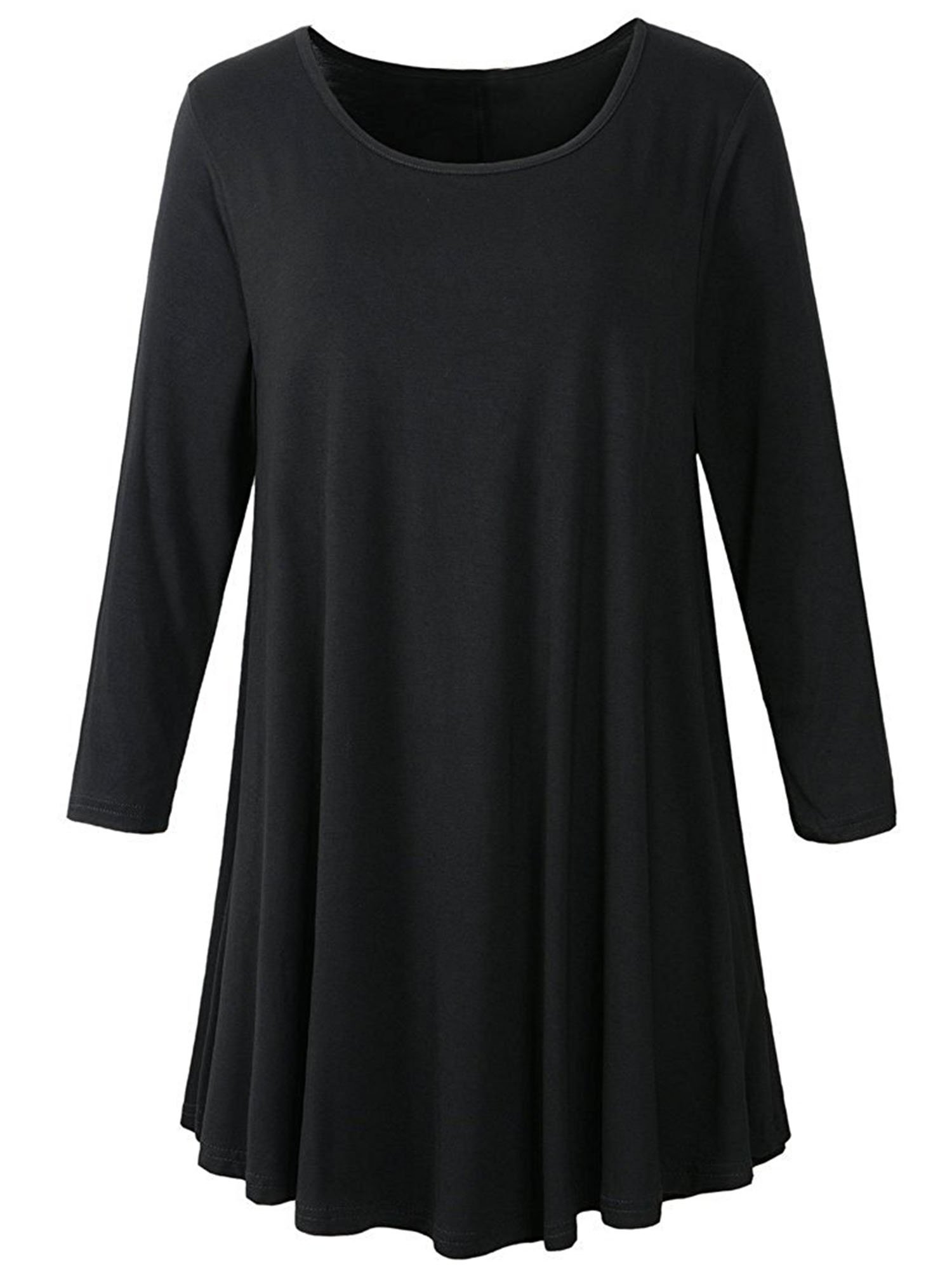 Veranee Women's Plus Size Swing Tunic Top 3/4