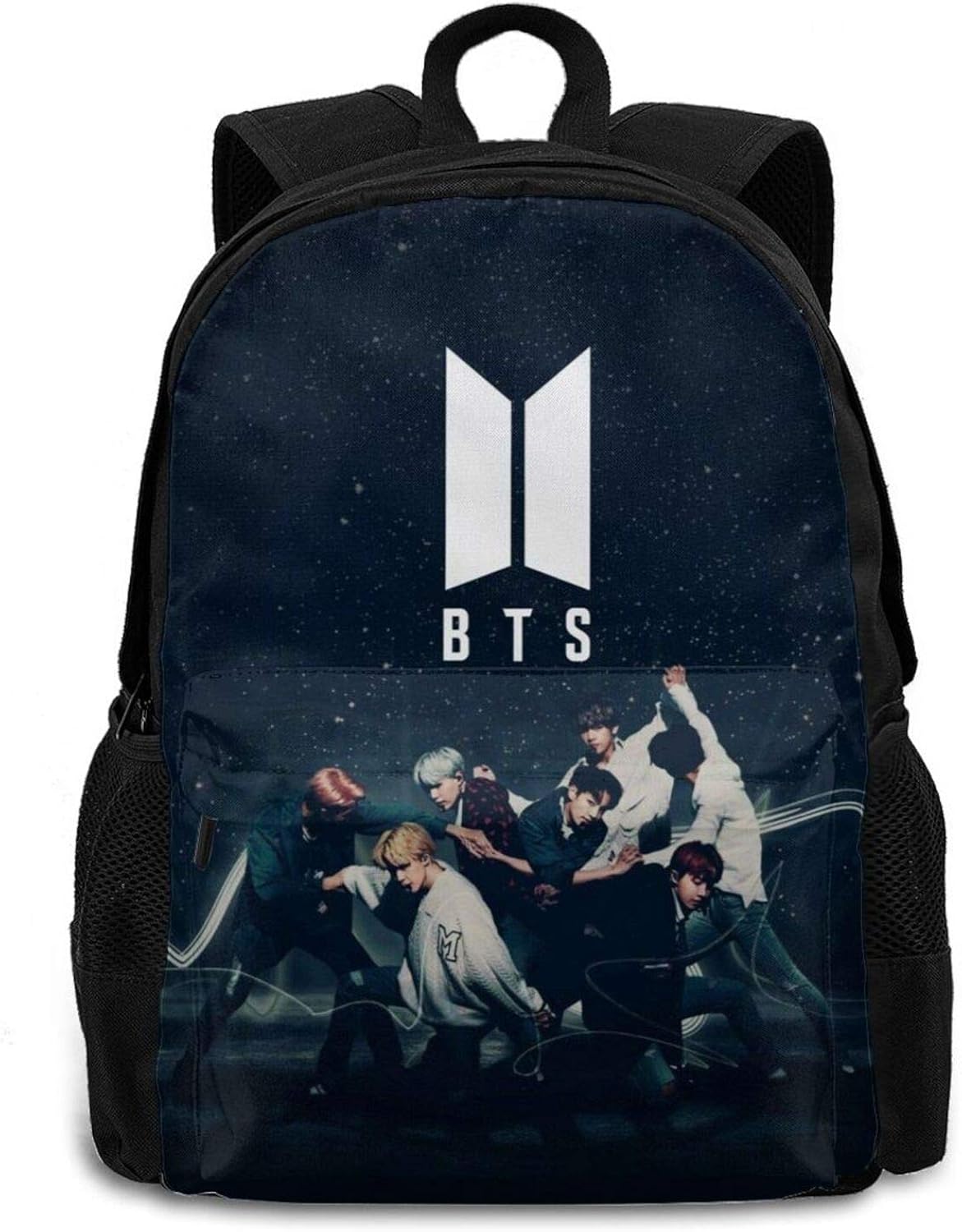 BTS Casual Backpacks Travel Jimin Suga V Kpop Laptop Bag Book Bag For