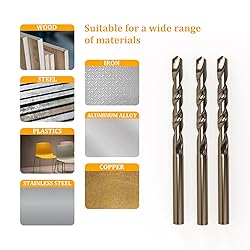 M MIMHOOY 2Pcs M35 Cobalt Drill Bits 10mm Drill Bit