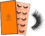 DYSILK Wispy Fluffy False Eyelashes 5 Pairs 6D Faux Mink Natural Look Cat-Eye view 1