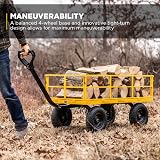 Gorilla Carts Heavy Duty Utility Cart 1200 Lb All Terrain Garden Wagon view 5
