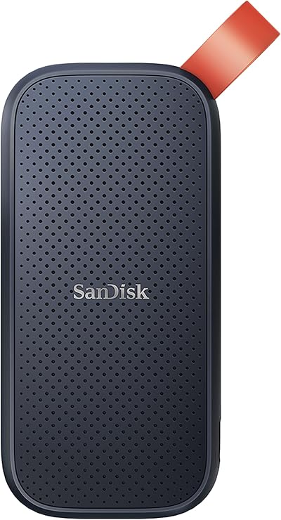 SanDisk Portable SSD 1TB 800MB/s USB 3.2 Gen 2 NVMe External Solid State Drive
