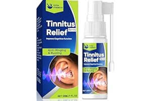 Anitiate Tinnitus Relief for Ringing Ears, Tinnitus Relief Spray Effective for Tinnitus Treatment, Relieve Ear Ringing & Reduce Noise, Improve Hearing & Discomfort for Women & Men, 1 FL.OZ 1Pack