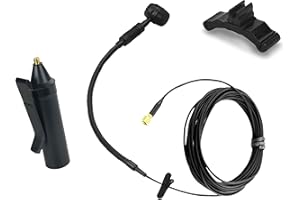 HEIMU Clip On Instrument Condenser Microphone + Universal Clip (for Bass)