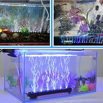 Buy Louvra Led Aquarium Lights Bubble Bar Fish Tank Decorations