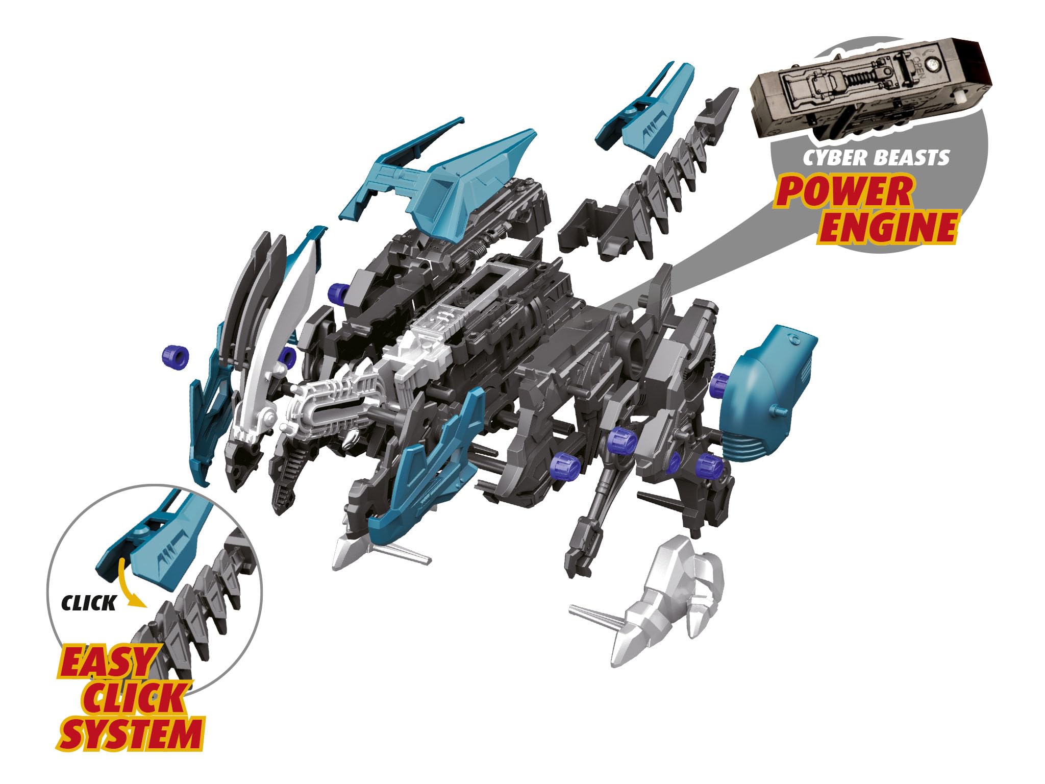 Revell Modellbau I CyberBeasts Sharp Knight I Bausatz I Maßstab 1:48 I 80 Teile I Bastelset ab 10 Jahren I Detailgetreues Modell I Fantasiefigur I Authentische Nachbildung, Exklusiv bei Amazon 2