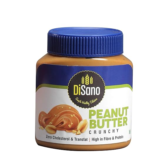 DiSano Peanut Butter, Crunchy, 25% Protein with Vitamins & Minerals, 1 Kg