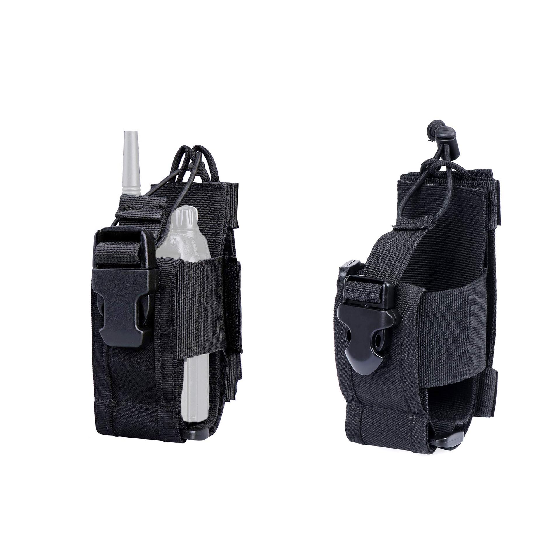 zalati Radio Bag Walkie Talkie Pouch Holder Nylon Case Universal for GPS Radio Phone Carry Pack Outdoors