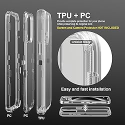 Follaroma for iPhone 15 Pro Case, Heavy Duty