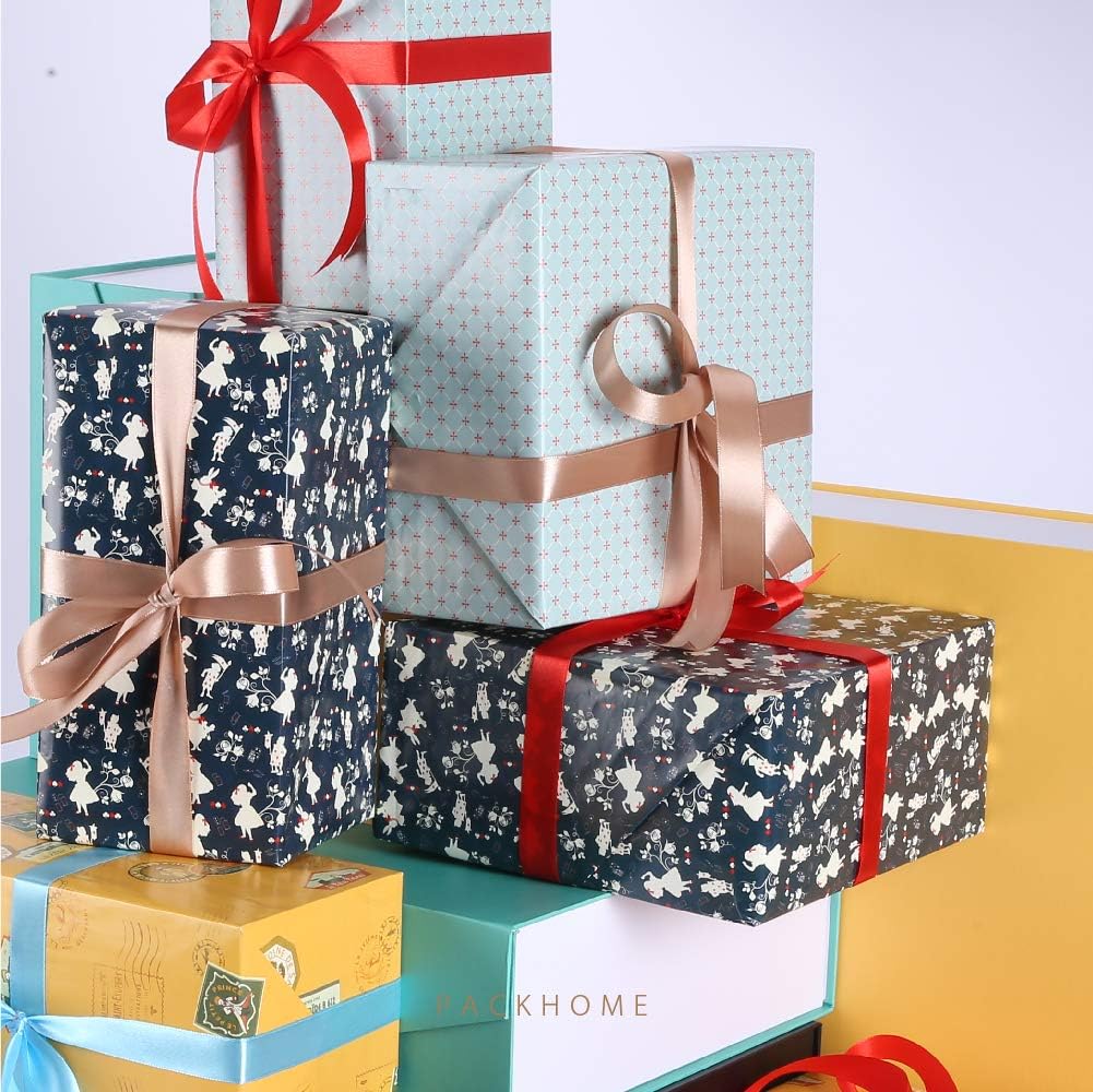 Boxes Gift Kraft 15 PACKHOME with Paper Wedding,Gift,Party