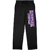Bioworld Stranger Things Red, White, Blue Logo Men's Black Sleep Pajama Pants