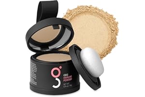 GET BACK GORGEOUS GBG Hairline Powder, Dark Blonde - 48-Hour Coverage Root Touch Up Powder for Bald Spots, Instant Hair Loss Concealer & Brightening Highlights - Hair Fillers for Thinning Hair for Women & Men, 4g