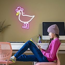 DREAMFORT Cowboy Duck Neon Sign,Duck Neon Signs