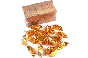 Aimela DIY Tomb-Sweeping Paper Ingot Accessory - DIY Paper Ingot Ancestor Blessing Supplies Manual - Gold & Silver Accessorie