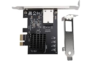 MOTOULAX PCIe 4.0 10Gbps Card, Gigabit Ethernet Adapter for Desktop Server PC NAS, with Realtek RTL8127AT Controller, Support