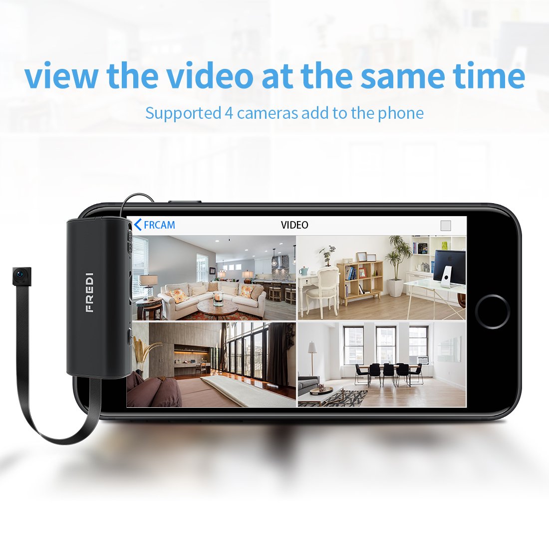 Hidden camera,FREDI Spy Camera 720P Wireless WiFi IP Cameras Home