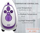 ANSIO Mini Steam Generator Iron - 408W Ceramic Soleplate - Purple/White view 4