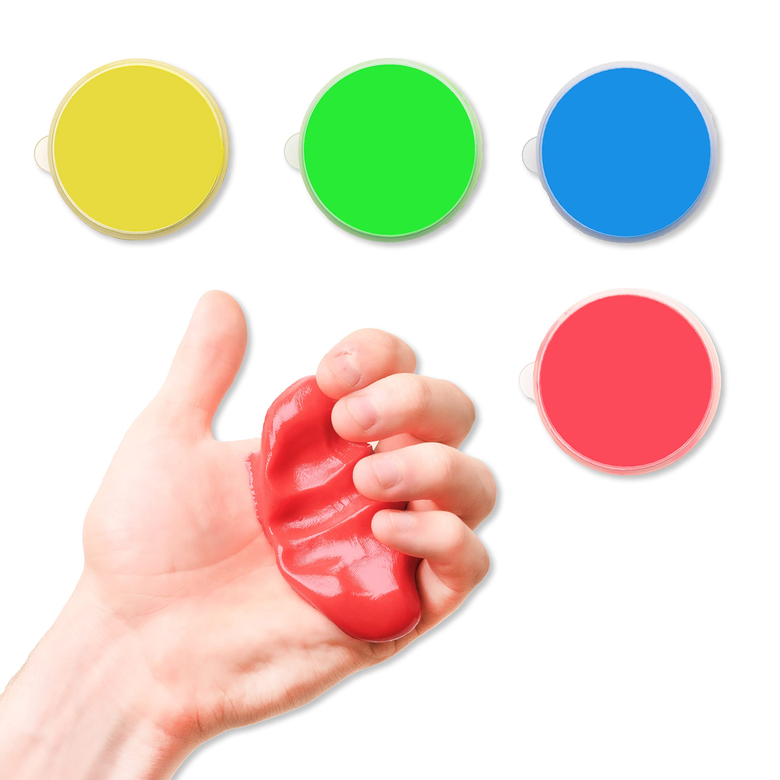 Express Orthopaedic® - Medically Approved Hand Therapy Putty/Resistance Squeeze Putty for Variable Strength & Rehabilitation (Multipack (Set of 4))