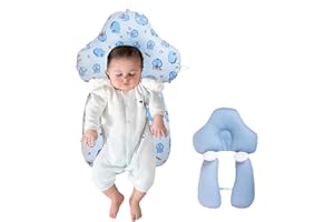 ParkistStar Wedge Pillow for Newborns,Adjustable 45 Degrees to Provide Front and Rear Support,Daily use,it Provides a Comfortable Sleeping Experience and is Suitable for Travel (A)