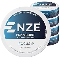 Amazon.com: NZE Caffeine Nootropic Pouches (Peppermint) - Energy
