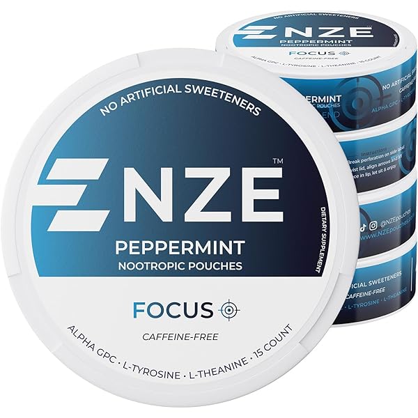 Amazon.com: NZE Caffeine Nootropic Pouches (Wintergreen) - Energy