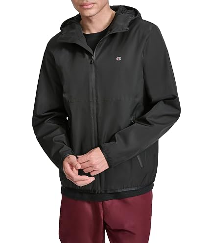Champion Men's Sherpa Lined Stadium Jacket, Black, XLarge at