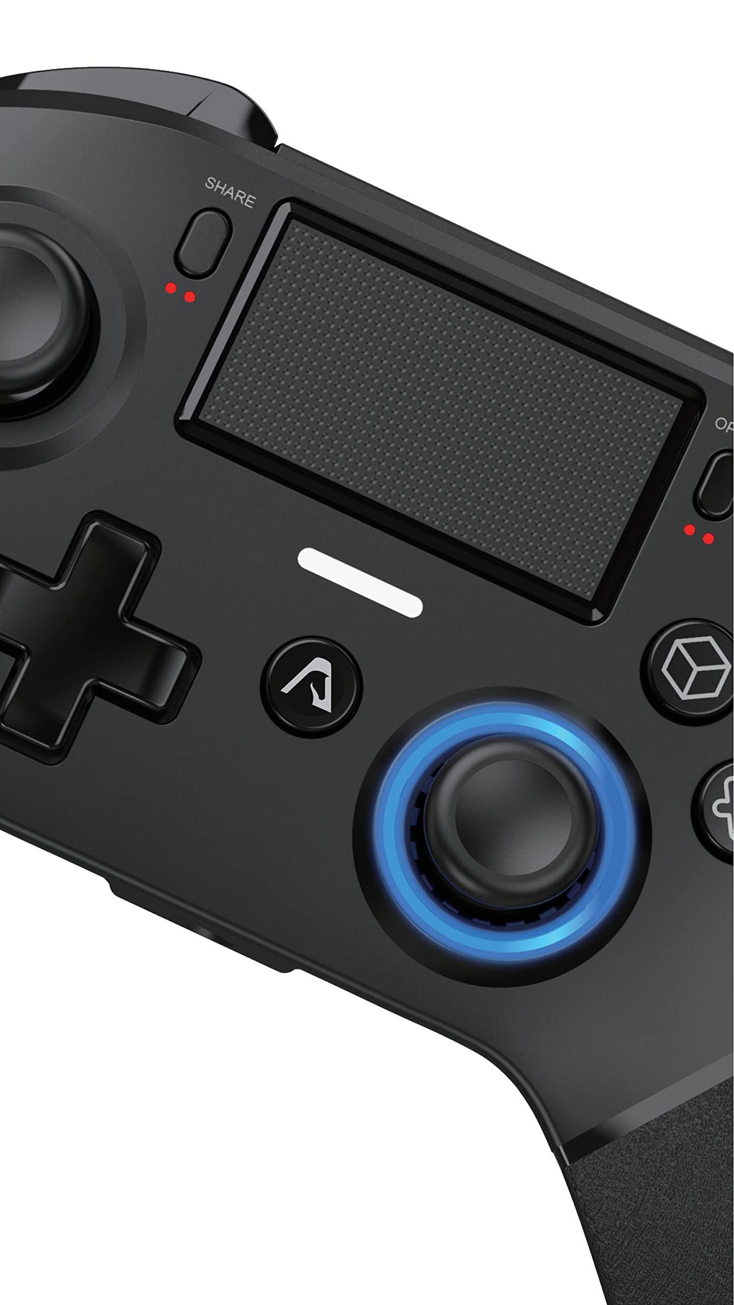 ASUSPORACE AUROCE Wireless Controller for PS4 Pro/Slim/PC, PS4 Controller Pro Gamepad with ALPS Joystick Hall Trigger Dual Vibration Mapping Button, Substitute for PlayStation 4 DualShock 4[1 Pcs]