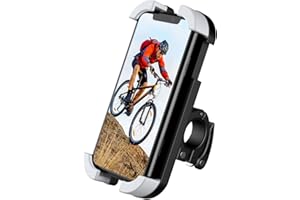 TIMESS Bike Phone Holder, Motorcycle Phone Mount - Motorcycle Handlebar Cell Phone Clamp,Bicycle Handlebar Phone Mount for iPhone/Samsung/Google/Huawei/Xiaomi and More 4.7" to 6.8" Phones