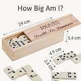 Jaques of London Double 6 Dominoes Set Wooden Box Children Adults Traditional view 2