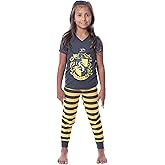 Harry Potter Big Girls' Hogwarts House Crest Jogger Pajama Set-All Houses