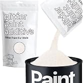 Hemway Mother of Pearl Iridescent Glitter Paint Additive 100g / 3.5oz | Glitter Additive Sparkle for Interior &amp; Exterior Wall Paint, Furniture, Varnish