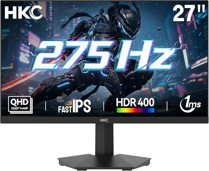 27 Zoll Gaming Monitor 240Hz(oc to 275hz) Fast IPS QHD 1440p 1ms HDR400