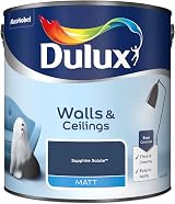 Dulux Walls & Ceilings Matt Emulsion Paint Sapphire Salute 2.5L view 2