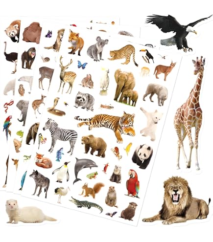 Autocollant Mural Singe Safari - Design Artistique, Style Moderne, Neuf, UK