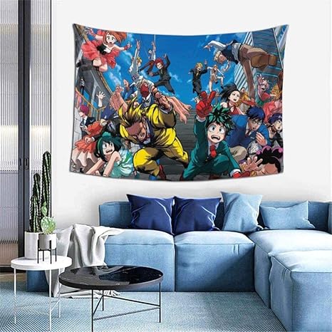 Amazon Co Jp アニメ僕のヒーローアカデミア漫画タペストリー壁掛け寝室男性女性黒サイケデリックデコレーションホーム寝具タペストリー60x40インチ 152cmx102cm ホーム キッチン Amazon Co Jp アニメ僕のヒーローアカデミア漫画タペストリー壁掛け寝室男性女性黒サイケデリックデコレーションホーム寝具タペストリー60x40インチ 152cmx102cm ホーム キッチン