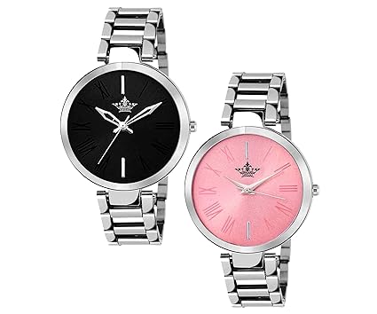 Collection Combo of 2 Multicolour Dial Analogue Watch for Women, Girls