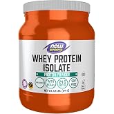 Now Sports, Whey Protein Isolate 24 g with BCAAs, Unflavored Powder, 1.2 lb