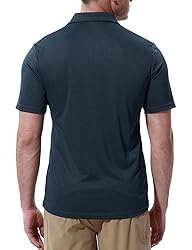 Rdruko Men's Quick Dry Golf Polo Shirts Short