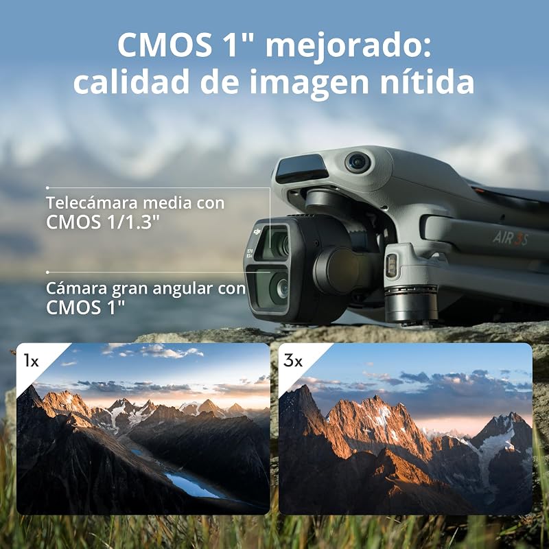 Air 3S (RC-N3), dron 4K con doble cámara