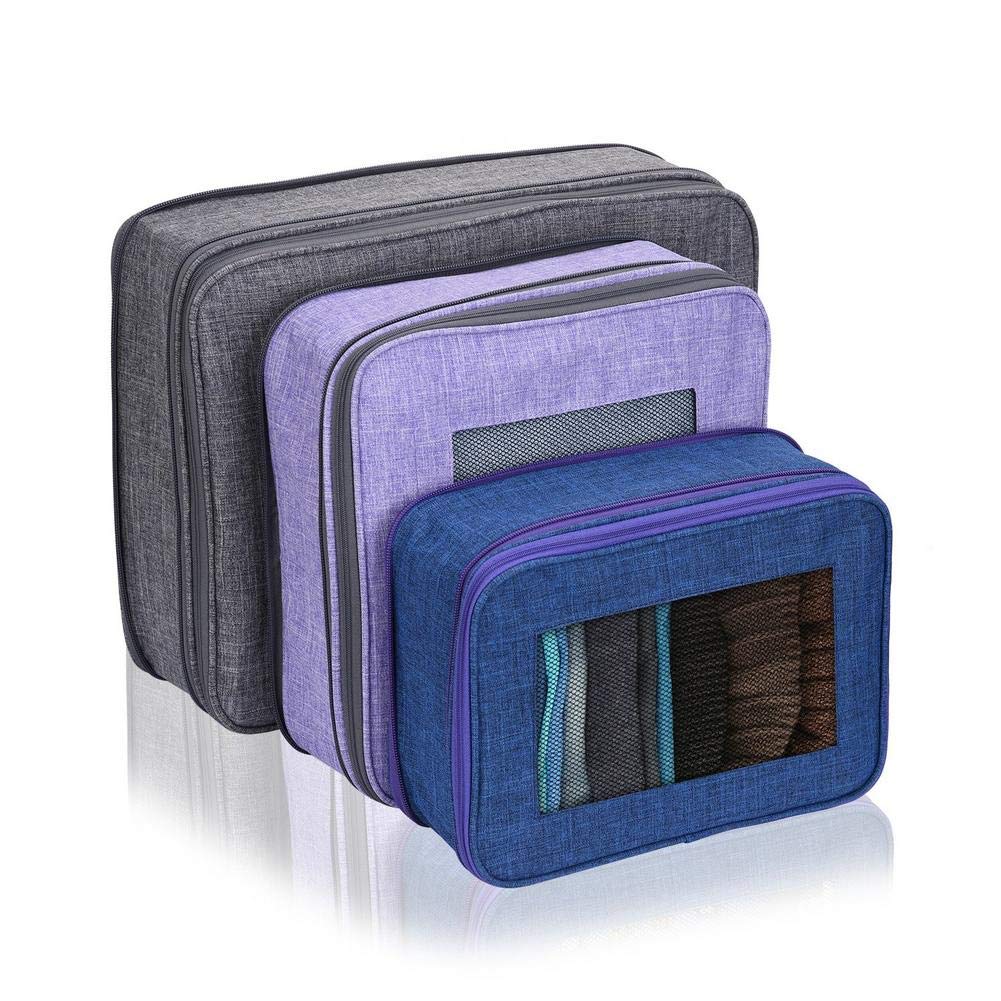 3 Piezas De Almacenamiento Bolsas Selladas Hogar Comprimido Organizador