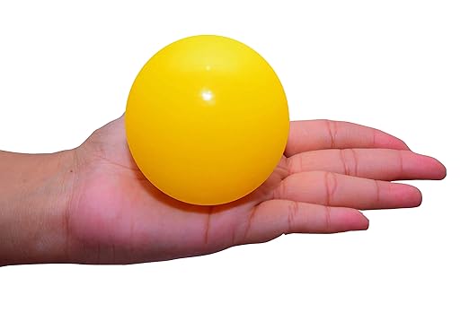 Kidsbay 36 Colourful Pool and Pit Soft Balls - 8 cm Diameter Similar Size Cricket Ball