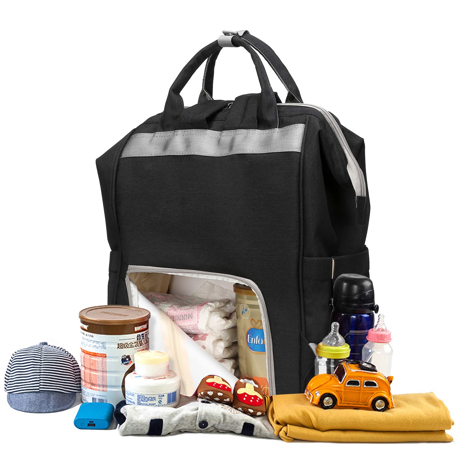Borse fasciatoio Zaino Mamma Multifunzione neonato Fasciatoio Bambino  impermeabile,Zaino per mamme,3 tasche isolanti bottiglia per Viaggiare mamma  papà impermeabile e multifunzionale urban-earth.co.uk