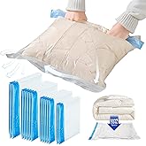 14 Pcs Compression Bags for Travel：Vacuum Seal Bags for Voyage Packing - Roll-up Space Saver for Suitcase Space & Home Organi