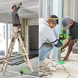Huepar 3 - Point Laser, Self-leveling Green Beam