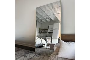 Fitcleer Full Length Mirror, 71"x39" Oversized Mirror Large Standing Mirrors, Tall Mirrors Body Floor Mirror for Bedroom Livi