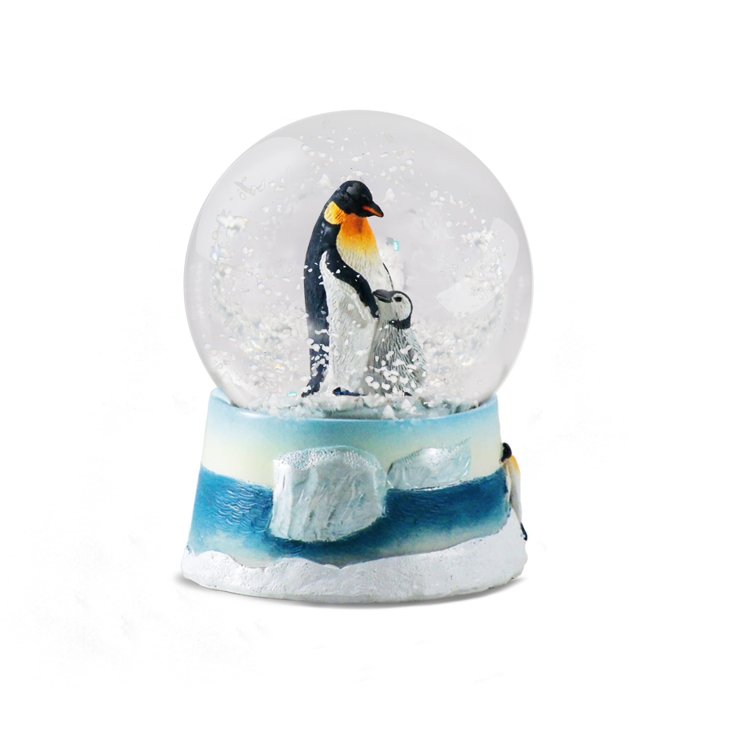 Water Globe - Penguins from Deluxebase. Decorative Snow Globe Ornament with Penguin Figurines, Glass Glitter Dome with Resin Base, Novelty Home Decor Display Piece. — image 1