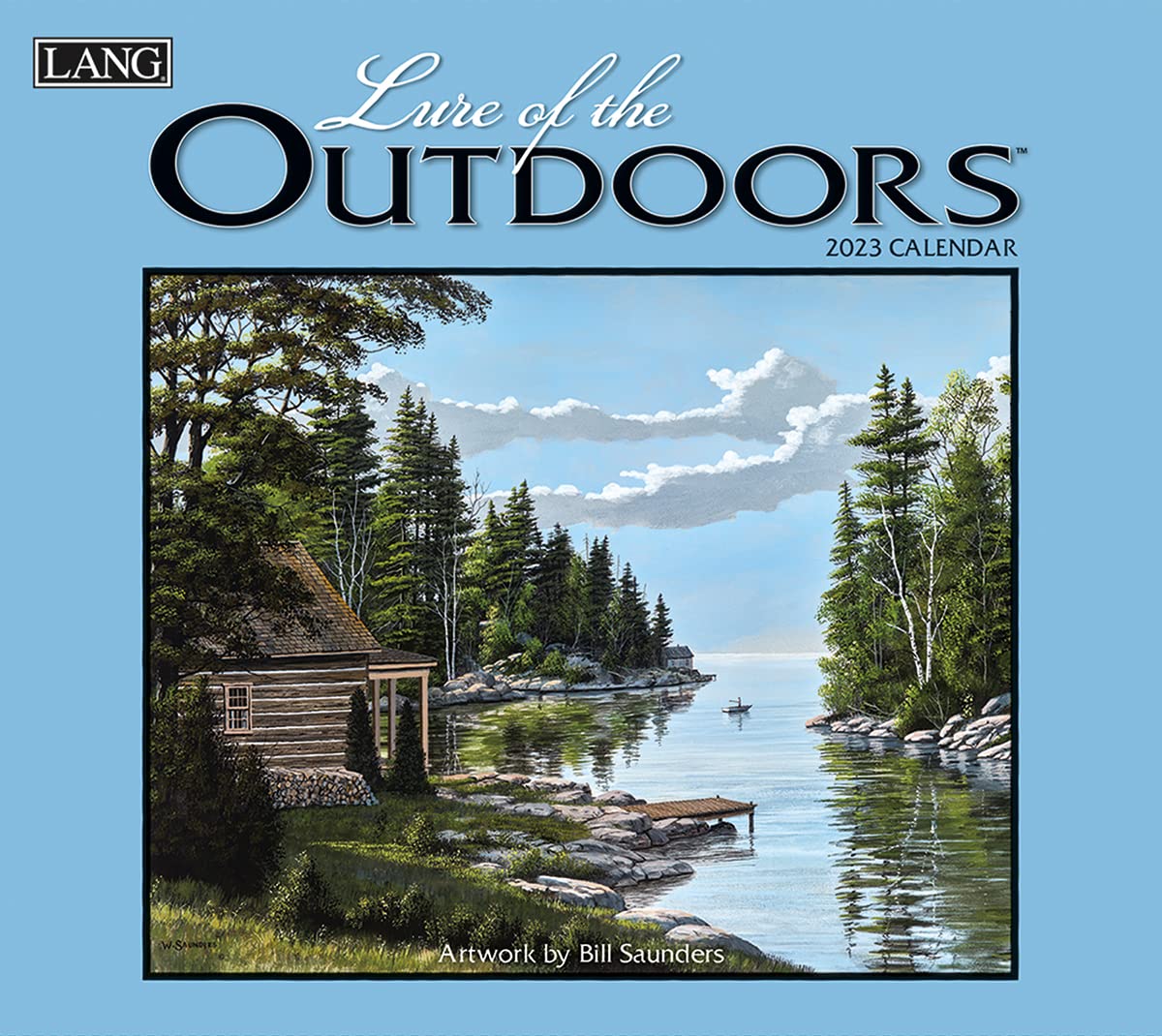 LANG LURE OF THE OUTDOORS 2023 WALL CALENDAR, Multi, 35.56 x 34.04 x 0.25 cm